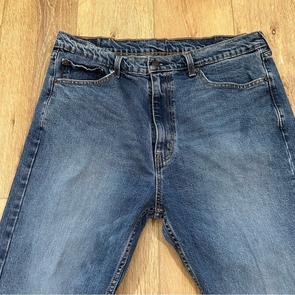 Levi's 505 Men's Zipper Fly Straight Leg Relaxed Fit Jeans Size 38" x 29" GUC - Picture 3 of 8